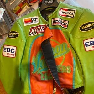 Vans Colorful Utility Jacket - Green and Orange